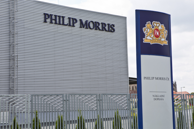 Továrna Philip Morris v Kutné Hoře.