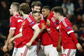 Fotbalisté Manchesteru United.