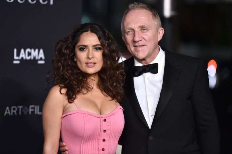 Herečka Salma Hayek a François-Henri Pinault.