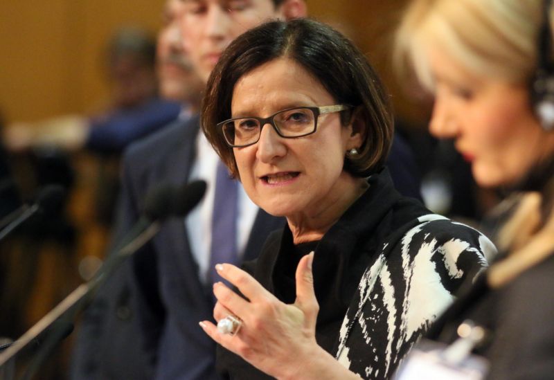 Rakouská ministryně vnitra Johanna Miklová-Leitnerová.