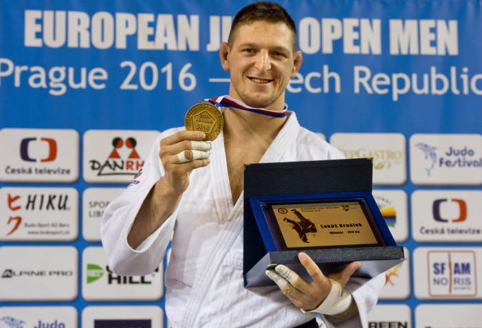 Vítěz Evropského poháru Lukáš Krpálek Vítěz Evropského poháru Lukáš Krpálek
