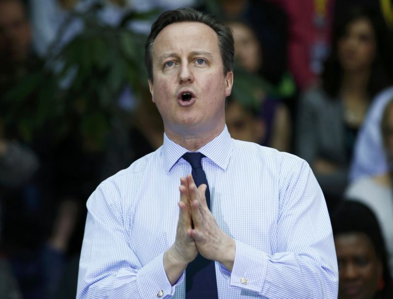 Britský premiér David Cameron.