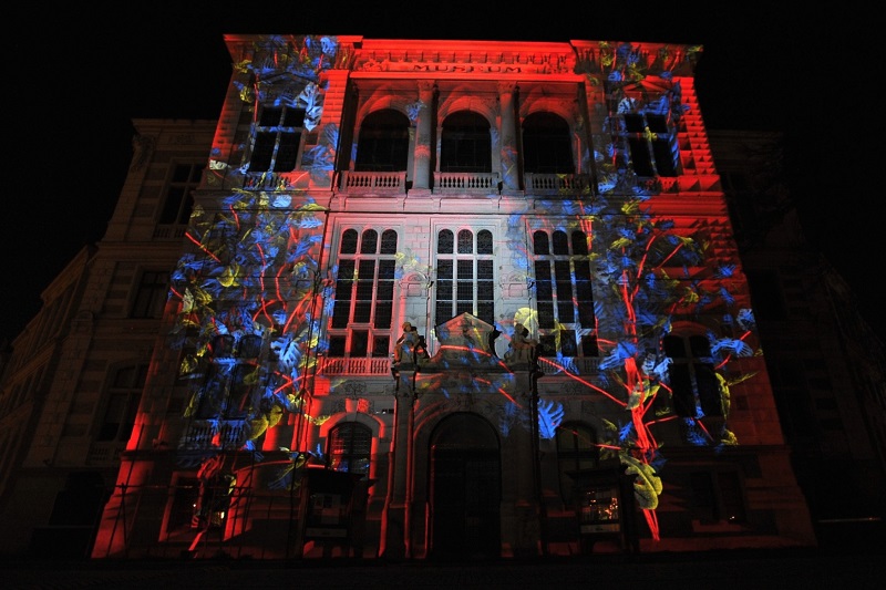 Festival světla v Plzni.