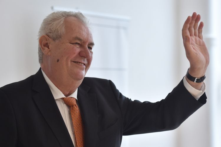 Prezident Miloš Zeman.