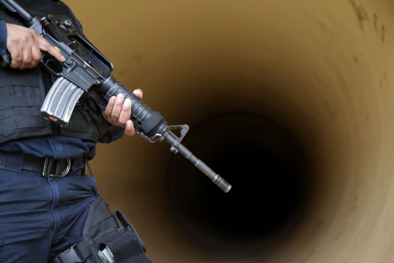 Mexická federální policie.