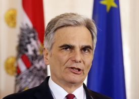 Rakouský kancléř Werner Faymann.