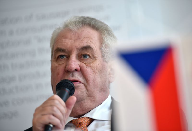 Prezident Miloš Zeman.