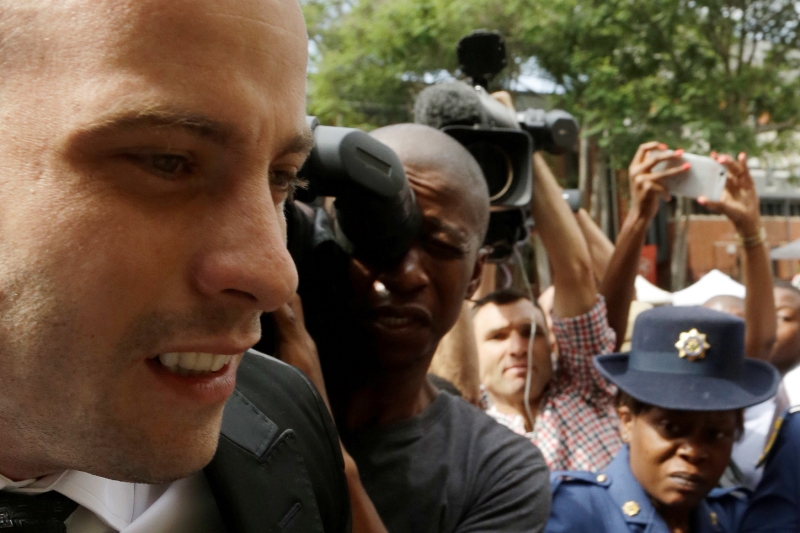 Handicapovaný atlet Oscar Pistorius. 