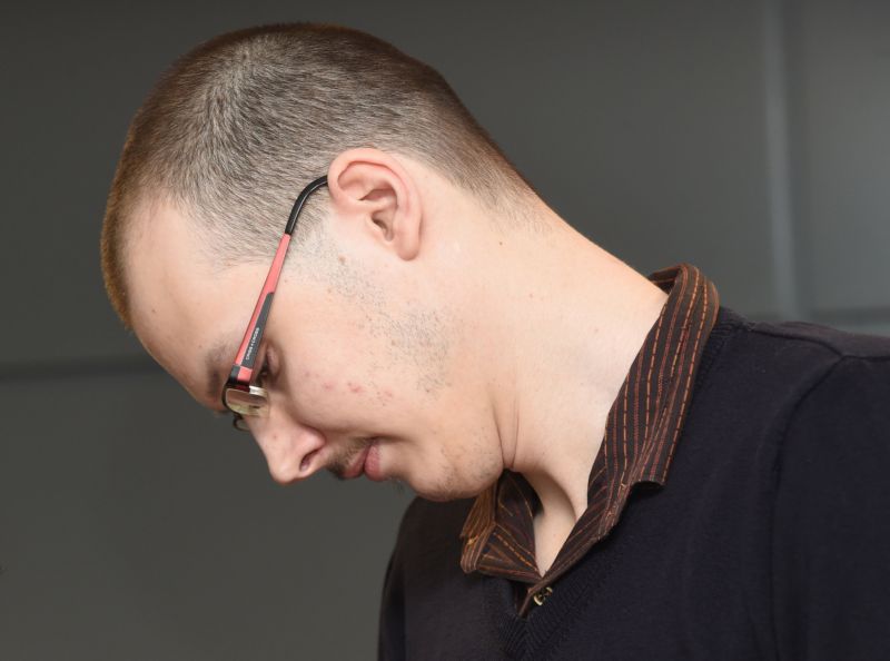 Obžalovaný Martin Smékal. Obžalovaný Martin Smékal.