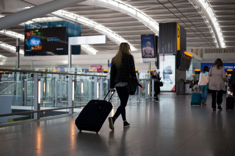 Londýnské letiště Heathrow.