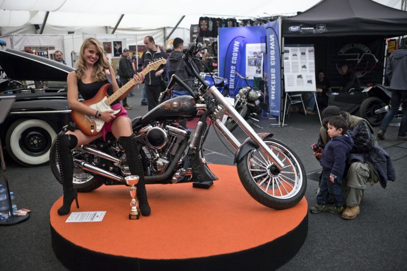 Na výstavišti v pražských Holešovicích se koná dvacátý ročník veletrhu Motocykl.