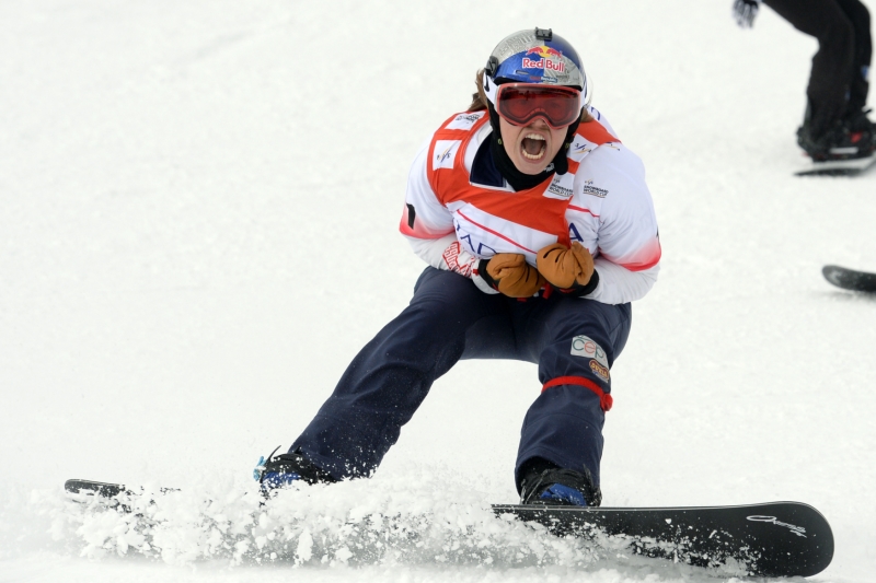 Snowboardistka Eva Samková.