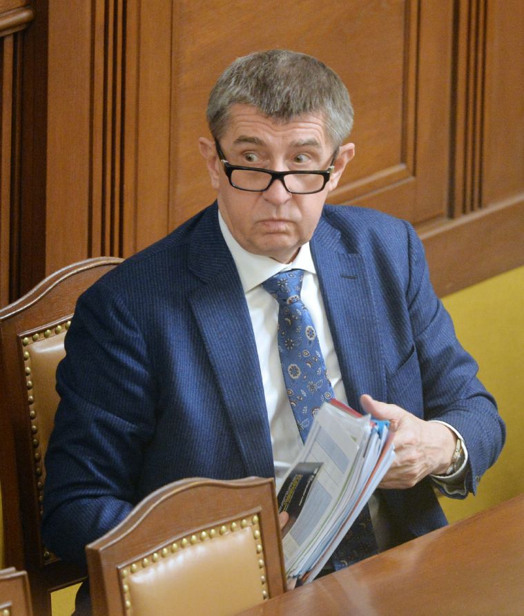 Ministr financí a vicepremiér Andrej Babiš (ANO).