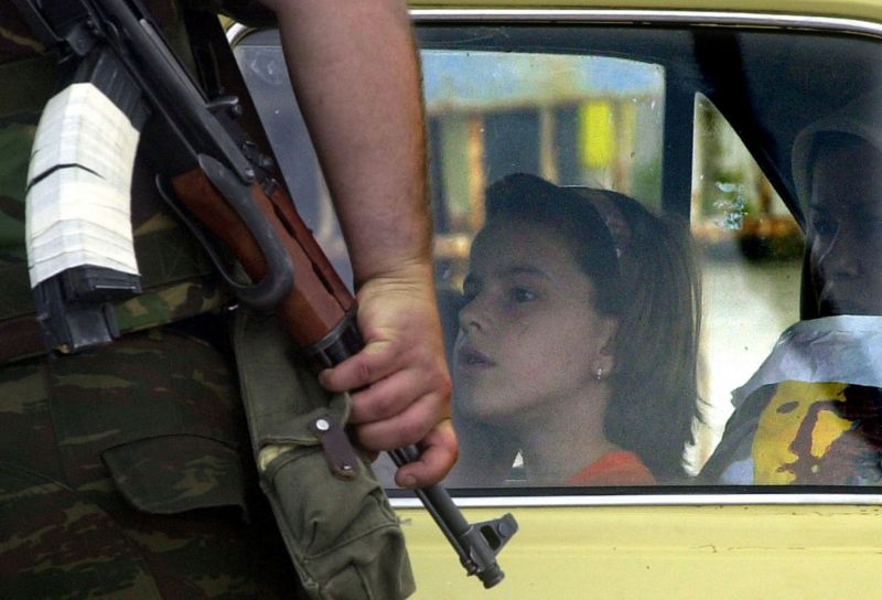 Nepokoje v Makedonii si vyžádaly zásah policie. 