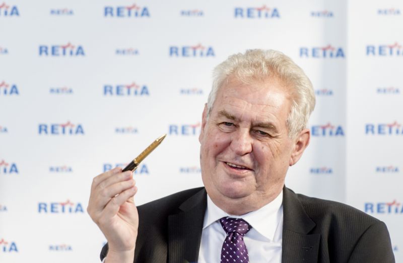 Prezident Miloš Zeman.