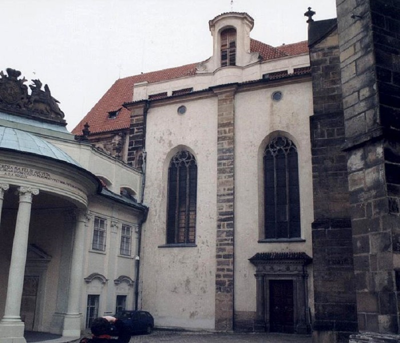 Kostel Všech svatých na Pražském hradě. 