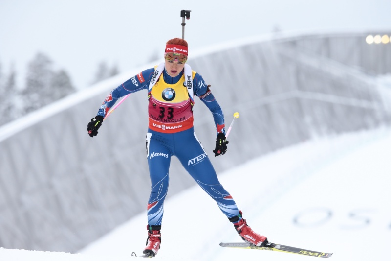 Gabriele Soukalové jen těsně unikla medaile ze sprintu na MS.