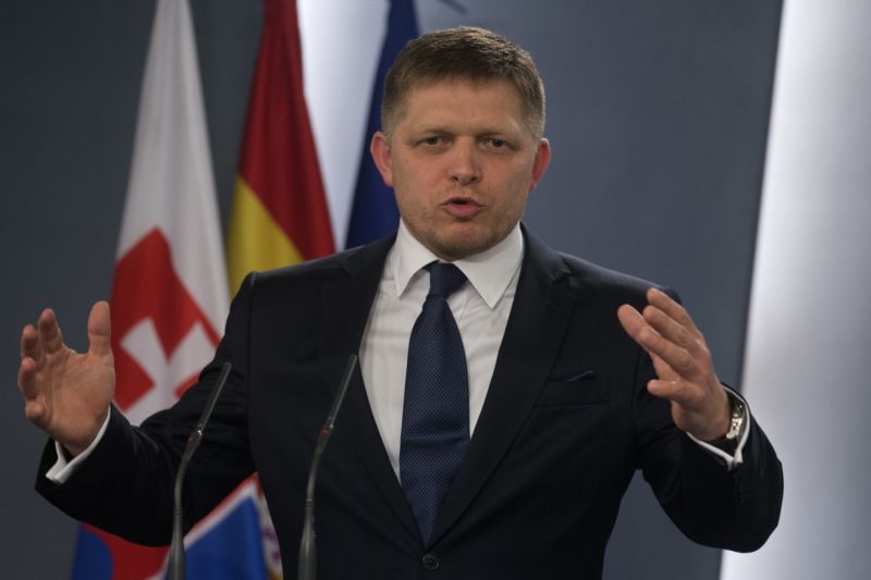 Premiér Robert Fico.