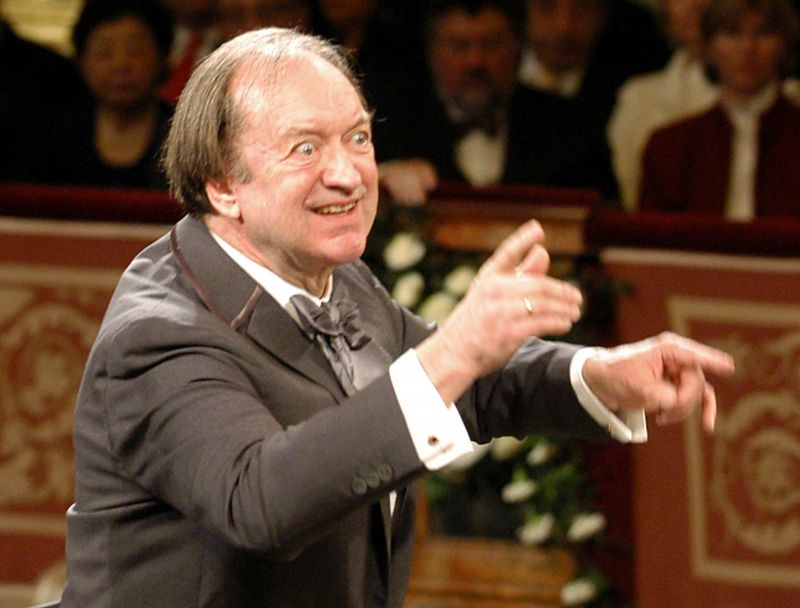 Dirigent Nikolaus Harnoncourt.