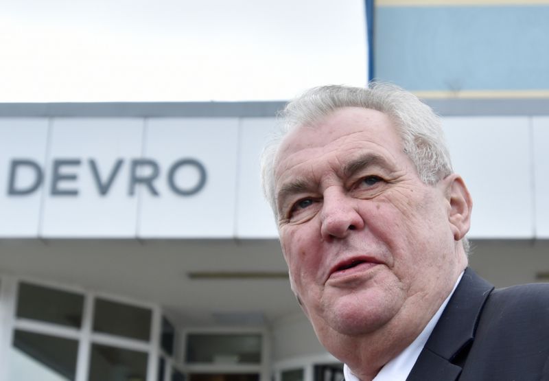Prezident Miloš Zeman.