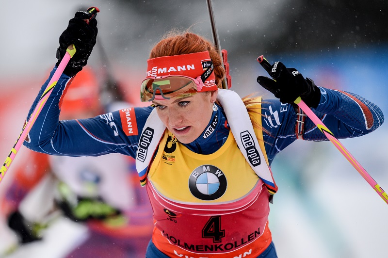 Biatlonistka Gabriela Soukalová. 