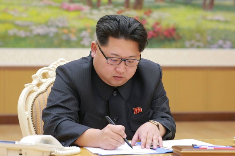 Vůdce KLDR Kim Čong-un.