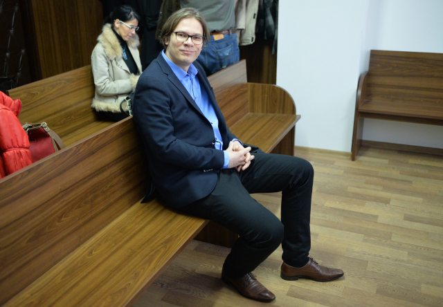 Patrik Šimon u soudu.