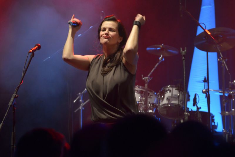 Zpěvačka Marta Jandová. Zpěvačka Marta Jandová.