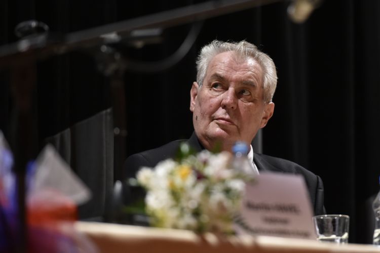 Prezident Miloš Zeman.