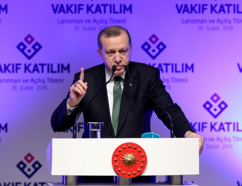 Turecký prezident Tayyip Erdogan. 