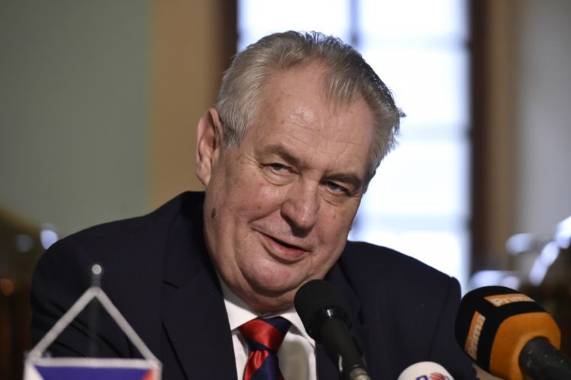 Prezident republiky Miloš Zeman.