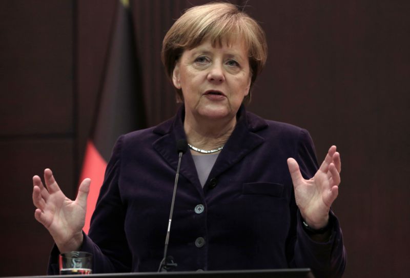 Kancléřka Angela Merkelová. Kancléřka Angela Merkelová.