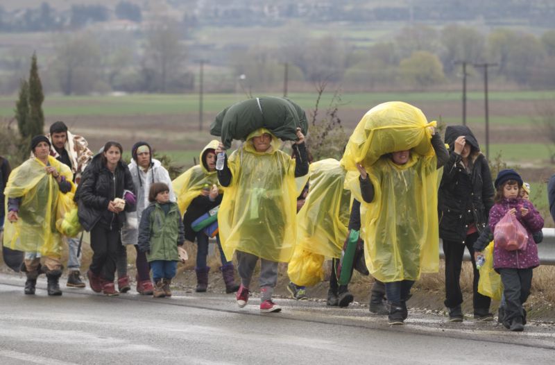 Migranti na balkánské trase.
