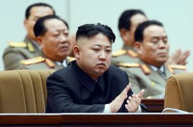 Vůdce KLDR Kim Čong-un.