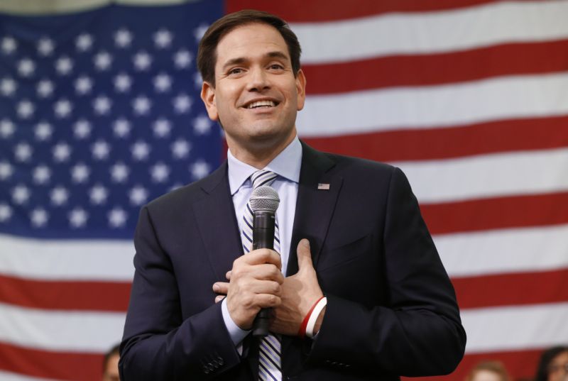 Senátor Marco Rubio.