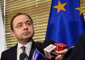 Polský ministr zahraničí Konrad Szymański.
