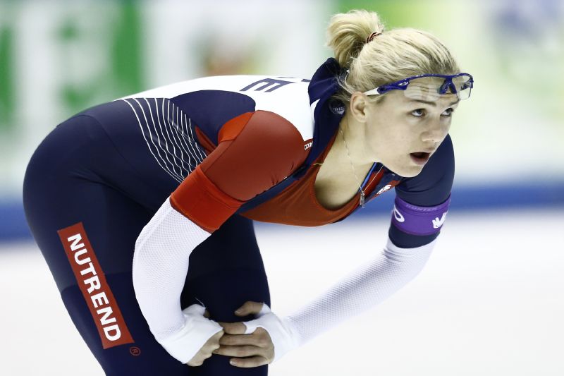 Rychlobruslařka Karolína Erbanová. 