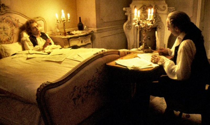 Ilustrační foto z filmu Amadeus. Ilustrační foto z filmu Amadeus.