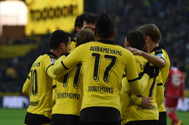 Fotbalisté Dortmundu.