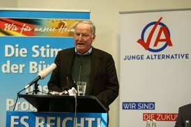 Místopředseda AfD Alexander Gauland.