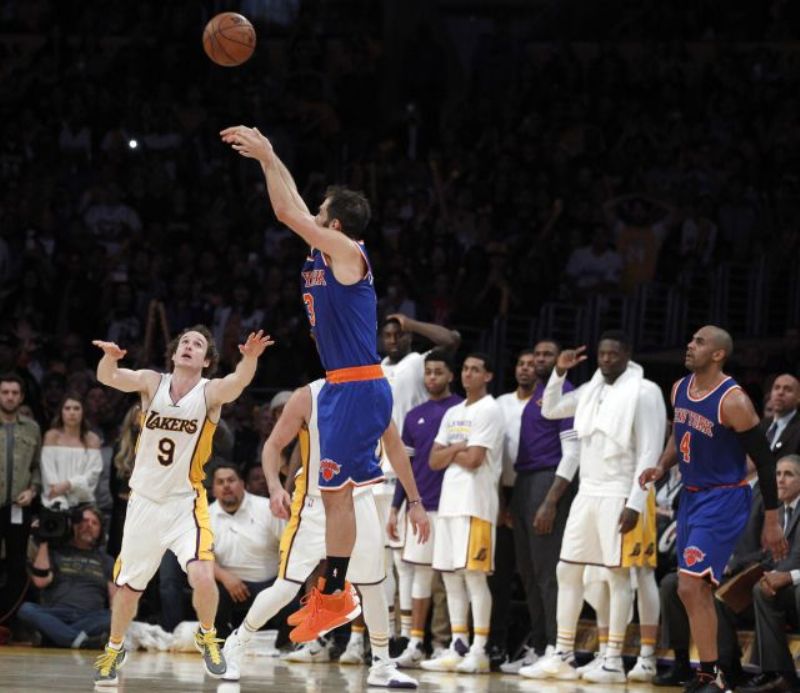 Vítězná trefa Knicks.