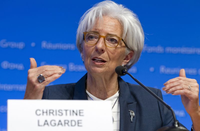 Šéfka Mezinárodního měnového fondu Christine Lagardeová. Šéfka Mezinárodního měnového fondu Christine Lagardeová.