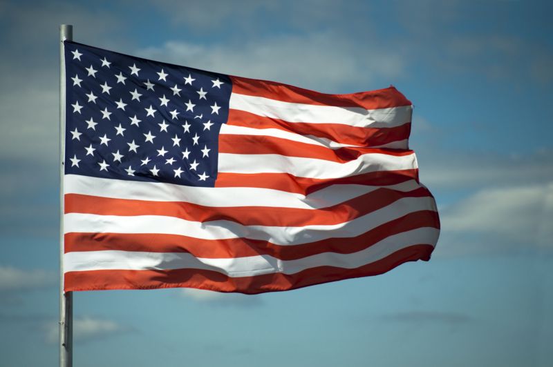 Vlajka USA.