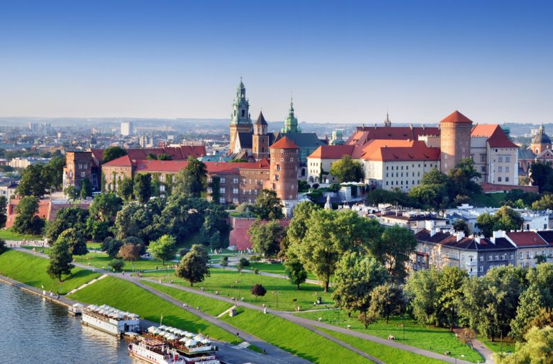 Polský Krakov se nachází pouhých 130 kilometrů od českých hranic.