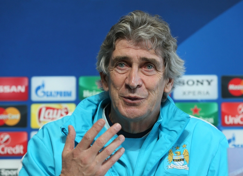 Manažer Manchesteru City Manuel Pellegrini.