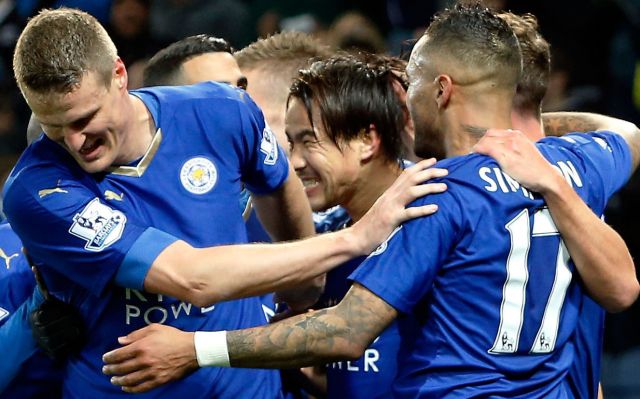 Fotbalisté Leicesteru.