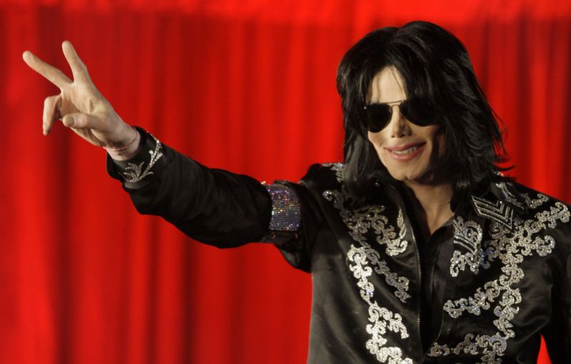 Zpěvák Michael Jackson v dobách své největší slávy. 