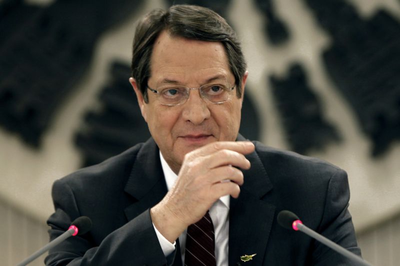 Kyperský prezident Nicos Anastasiadis.