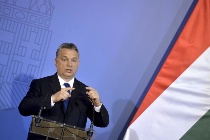 Premiér Viktor Orbán.