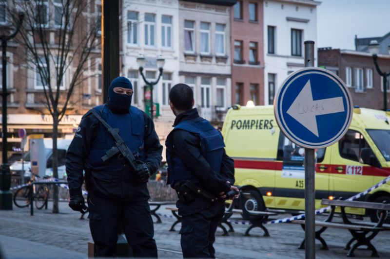 Policejní akce v Belgii pokračuje (ilustrační foto).
